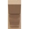 Ekena Millwork 7 1/2-in W x 14-in D x 14-in H Funston Slat Rough Cedar Woodgrain TimberThane Outlooker, Primed Tan OUTUR075X14X14FST24RCPR - alternate 4